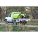 SuperReel 600L Twin Reel Slip On Field Sprayer parked on ute tray