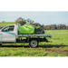 SuperReel 800L Single Reel Slip On Field Sprayer parked on grass