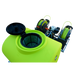 SuperReel 800L Twin Reel Slip On Field Sprayer tank lid and filter view