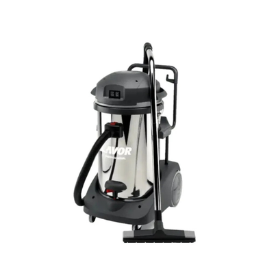 Vacuum cleaner with 'Lavor' branding on a white background