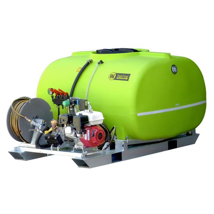 TopCrop 1000L slip on sprayer front angle view