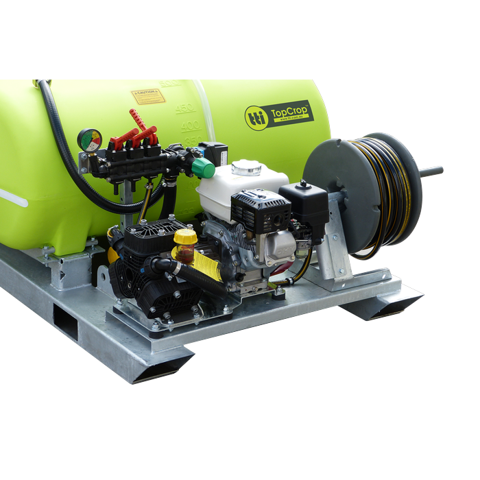 Honda GX200 engine and Bertolini pump on TopCrop 500L sprayer