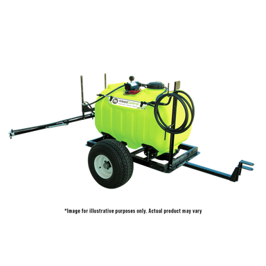WeedControl 225L 12v spot weed sprayer trailer with 3m boom and pneumatic tyres
