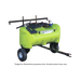 WeedControl 55L zero turn spot weed sprayer trailer with 2m boom and long drawbar